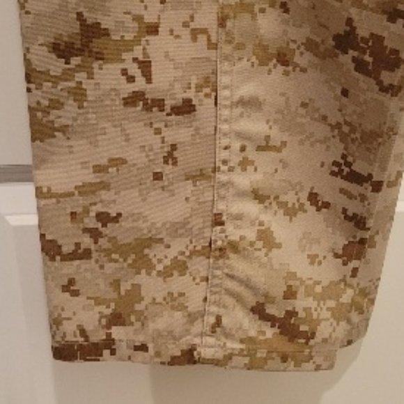 USMC Surplus Desert MARPAT Trousers & BDU Shirt medium small - Picture 12 of 16